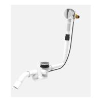 Luxe bad plugoverloopcombinatie met Badvulfunctie Chroom - thumbnail