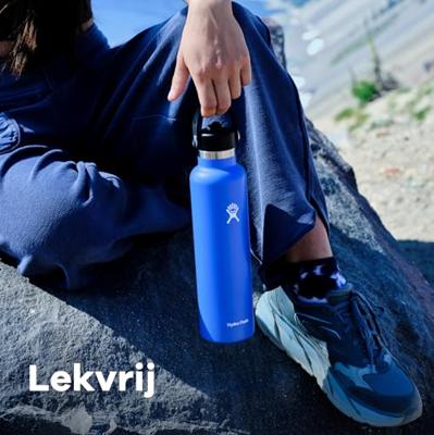 Hydro Flask 21 Oz Standard Flex Straw Cap Thermosfles Indigo 621 ml