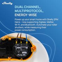 Shelly 2PM Gen4 Besturingsapparaat Bluetooth, WiFi, ZigBee Shelly - thumbnail