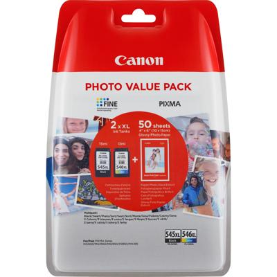 Canon can 545xl + 546xl + fotopapierapier orig(2)