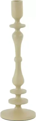 Light & Living kandelaar metaal yahvi 10x35cm zand