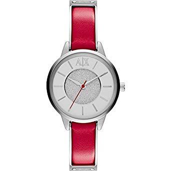 Horlogeband Armani Exchange AX5354 Leder Roze 12mm Horlogeband Armani Exchange AX5354 Leder Roze 12mm