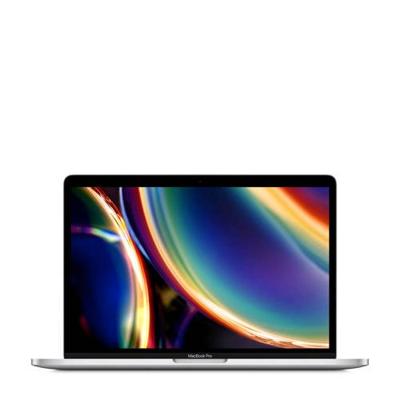 Refurbished MacBook Pro 13 inch Touchbar 1.4 16 GB 256 GB Zilver Licht gebruikt