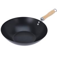 Wok Ø30cm non stick zwart - thumbnail