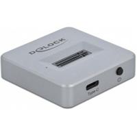 Delock 64000 USB-C M.2 PCIe NVMe Harde schijf-dockingstation - thumbnail