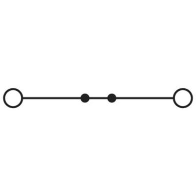 Phoenix Contact 3047676 Doorgangsklem 16 mm Schroeven Zwart, Geel 50 stuk(s)