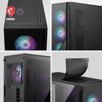 ATX Semi-toren doos MSI MAG FORGE 320R AIRFLOW Zwart Transparant - thumbnail