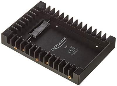 Delock 18364 3,5 installatieframe voor 2,5 SATA-schijf zwart Delock 18364 3,5 installatieframe voor 2,5 SATA-schijf zwart