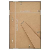 Fotolijsten 5 st voor wand of tafel 21x29,7 cm MDF zilverkleur - thumbnail