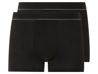LIVERGY 2 heren boxers (Zwart, S)