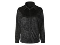 esmara Velours dames vest (Zwart, M (40/42)) - thumbnail