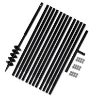 Grondboor 100 mm met 13 m verlengstuk Staal - thumbnail