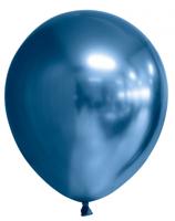 Chrome Ballonnen Blauw 30cm (10st) - thumbnail