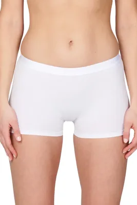 Microfiber 2-pak dames boxershort Young - Vrouwen ondergoed - onderbroek - wit, zwart