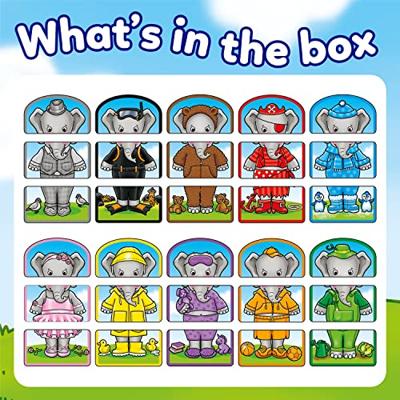 Nelly de olifantsoutfits - Kleurmatchspel - BOOMGAARD