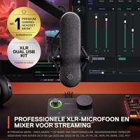 Studiokwaliteit XLR Gaming Microfoon - STEELSERIES - ALIAS PRO - Zwart - thumbnail