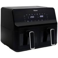 Tristar FR-9040 Dubbele friteuse 8 l 2700 W Heteluchtfunctie, Timerfunctie, Anti-aanbaklaag, Instelbare temperatuur Zwart - thumbnail