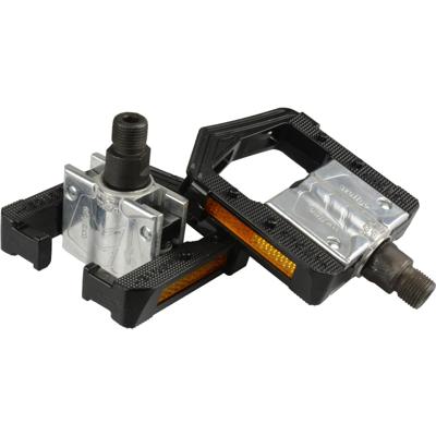 VWP pedaal inklapbaar 9/16" super alu/alu vouwpedaal zwart