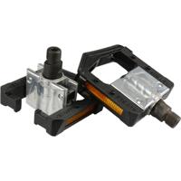 VWP pedaal inklapbaar 9/16" super alu/alu vouwpedaal zwart - thumbnail