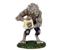 Lemax wolfie eats out halloween figuur Spooky Town 2023 - thumbnail