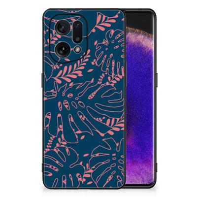 OPPO Find X5 Bloemen Hoesje Palm Leaves OPPO Find X5 Bloemen Hoesje Palm Leaves