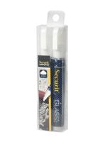 Securit Waterproof krijtmarker medium wit, blister met 2 stuks - thumbnail