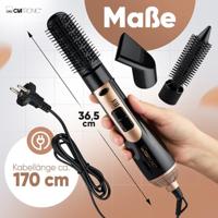 Clatronic HAS 3818 Warmeluchtborstel Zwart, Koper - thumbnail
