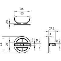 OBO Bettermann 2003749 Veerdeksel 25 stuk(s) - thumbnail