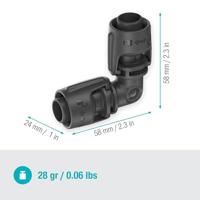 GARDENA 13202-20 Micro-Drip system L-stuk 13 mm (1/2) Ø - thumbnail