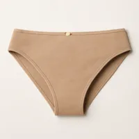 3367 dames bikini slip - Elastisch katoen dames onderbroek- Mini slip wit en zwart - thumbnail