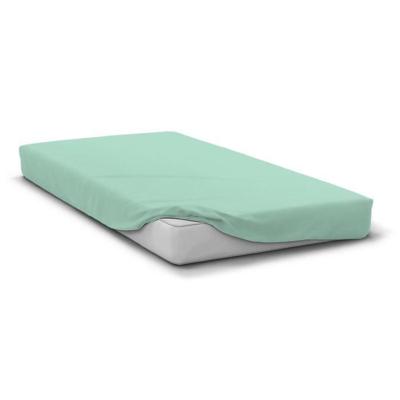 Lenzuolo con angoli - HOME LINGE PASSION - HP72110 - Microfibra 82 g - 160 x 200 cm - Tasca profonda 30 cm - Verde acqua