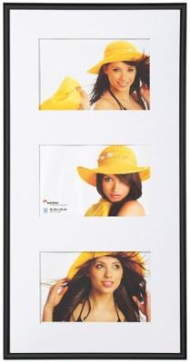 Walther Design Fotolijst New Lifestyle 3x 13x18 cm zwart