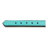 Hondenhalsband Gloria Gestoffeerd turquoise (30 cm) (30 x 1,5 cm) - thumbnail