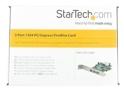 PCI-kaart Startech PEX1394B3 800 Mbit/s