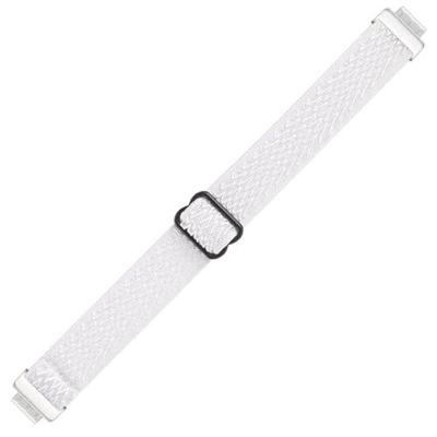 FitBit Inspire 2 & Ace 3 - Elastische solo loop nylon bandje - Wit FitBit Inspire 2 & Ace 3 - Elastische solo loop nylon bandje - Wit