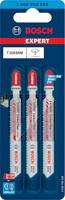 Bosch Accessories 2608900565 Expert Carbon Fiber Clean T 108 BHM decoupeerzaagblad, 3 stuks 3 stuk(s) - thumbnail