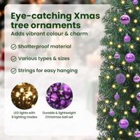 VidaXL Kunstkerstboom groen 240 cm pvc en staal en kunststof - thumbnail