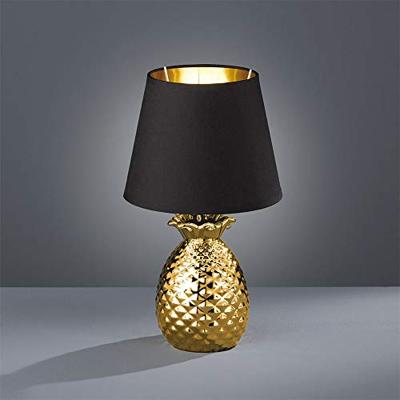 Trio TafellampPineapple 35cm goud met zwart - R50421079