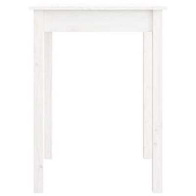 Eettafel 55x55x75 cm massief grenenhout wit Eettafel 55x55x75 cm massief grenenhout wit