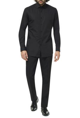 Opposuits Basic Overhemd Zwart Heren
