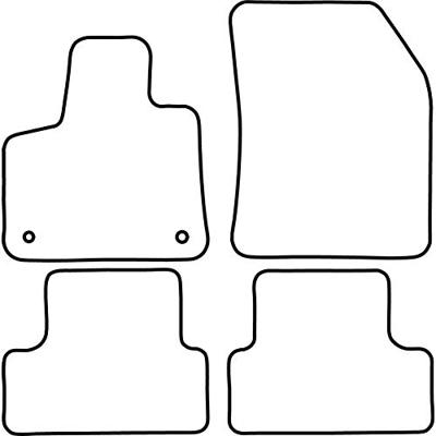 Automatten passend voor Opel Grandland X 2017- TMOP558