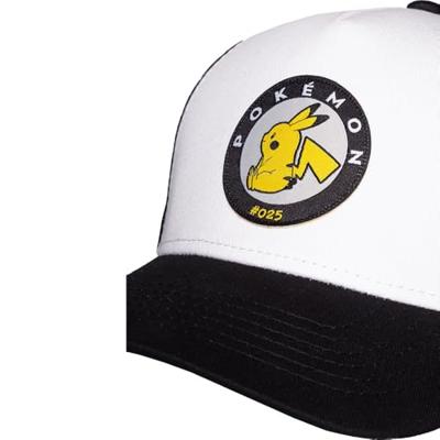 Pokémon - Men's Adjustable Cap Pikachu White/Black