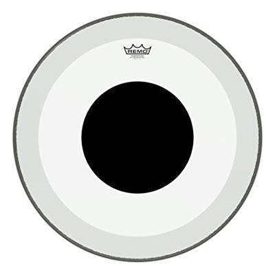 Remo P3-1322-10 22 inch Powerstroke 3 Black Dot bassdrumvel