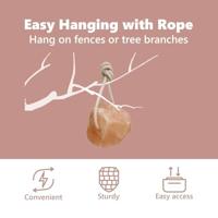 VidaXL Zoutlik stenen roze steenzout - thumbnail