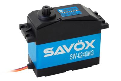 Savox SW-0240MG Waterproof Jumbo High Voltage Digital Servo (1 op 5) Savox SW-0240MG Waterproof Jumbo High Voltage Digital Servo (1 op 5)