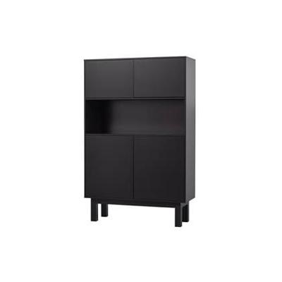 WOOOD Buffetkast 'Finca' Mat zwart, 170 x 110cm