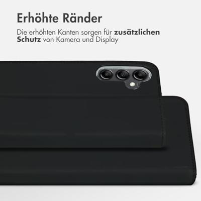 Accezz Wallet Softcase Bookcase Samsung Galaxy A15 (5G/4G) Telefoonhoesje Zwart