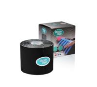 VetkinTape® Kinesiologie Tape voor dieren - Zwart (6cm x 5m) | 1 rol Kinesiotape voor paarden en honden | TÜV-gecertificeerd | Kinesiotapes met +25% meer kleefkracht | Voor professionals - thumbnail