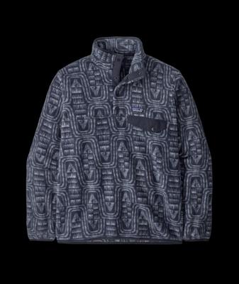 Patagonia Lightweight Synchilla Snap-T Pullover Fleece Heren Flow: Sunken Blue M