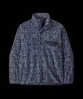 Patagonia Lightweight Synchilla Snap-T Pullover Fleece Heren Flow: Sunken Blue M - thumbnail